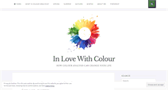 Desktop Screenshot of inlovewithcolour.com